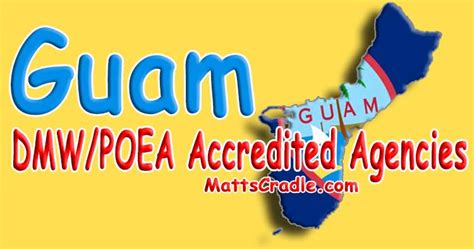 philstar agency hiring for guam|7+ POEA (DMW) Recruitment Agencies for Guam, Apply to these .